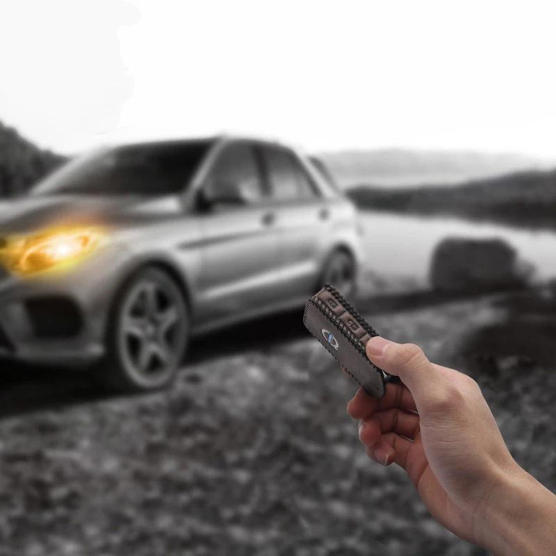 Kožené Pouzdro na Klíče od Auta Kryt Držák Obal Chránič Pro Volvo XC60 XC40 XC90 S90 V60 S60 V90 C40 Polestar 1 Polestar 2 Příslušenství