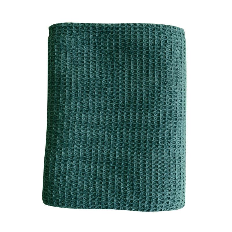 Waffle Cotton Cotton Tea Towel Cloth Table Napkins Weave Absorbent Dish Pink Grey White For Kitchen Cleaning