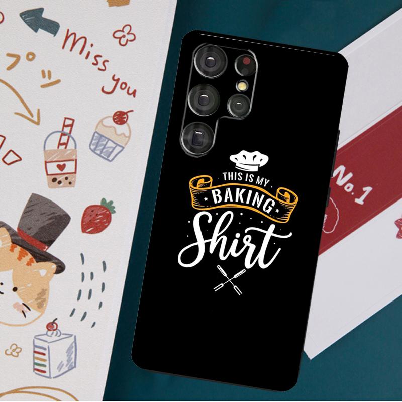 Baking Cook Chef Case For Samsung Galaxy S23 S22 Ultra S21 S20 FE S9 S10 S22 Plus Note 20 Note 10 Plus Cover