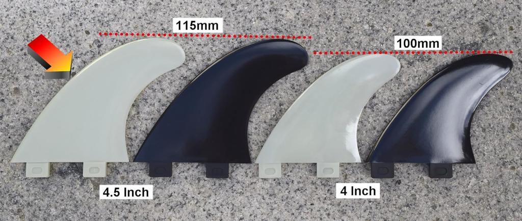 saruSURF Premium TRI FIN SET Premium Tri Fin Set Compatible