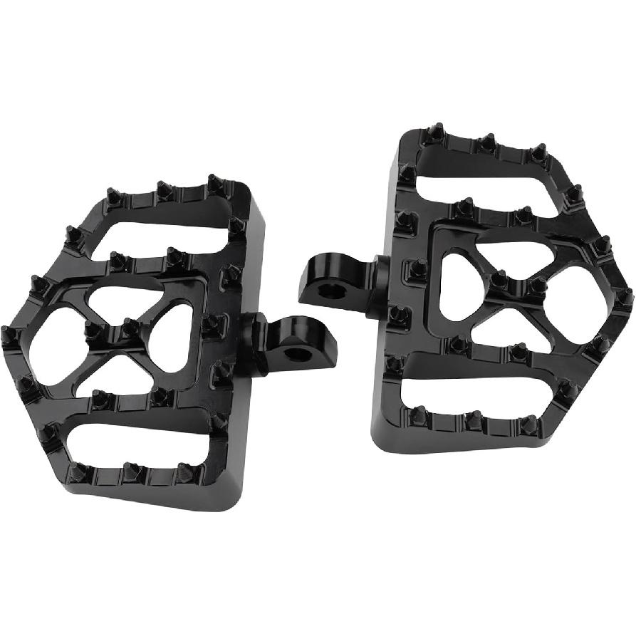 

Motorcycle Mini Floorboards MX Wide Foot Pegs Footrest Pedals for Dyna Touring Road Glide Road King Street Glide Sportster XL 883 Softail Streed Bob чорний