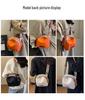 Trendy Women's Large Capacity Oxford Cloth Shell Bag - Single Shoulder Messenger Bag with Ribbon.