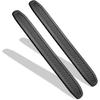 runmade Black Anti-Collision Patch Bumper Guard Strip Anti-Scratch Bumper Protector Trim Universal for Cars SUV Pickup Truck (2 Pack)