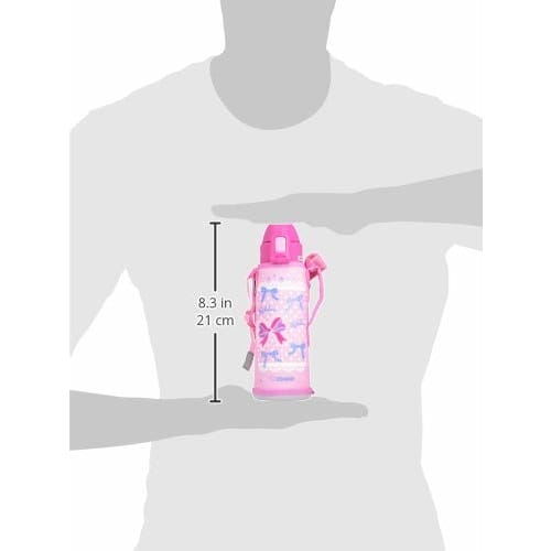 ZOJIRUSHI Zojirushi Water Bottle Straw Type Stainless Steel Bottle 520ml Pink SD-CB50-PA