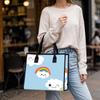 Kawaii Cloud Rainbow Tote Bag Large Capacity Casual Canvas Shoulder Bag for Daily Shopping Travel