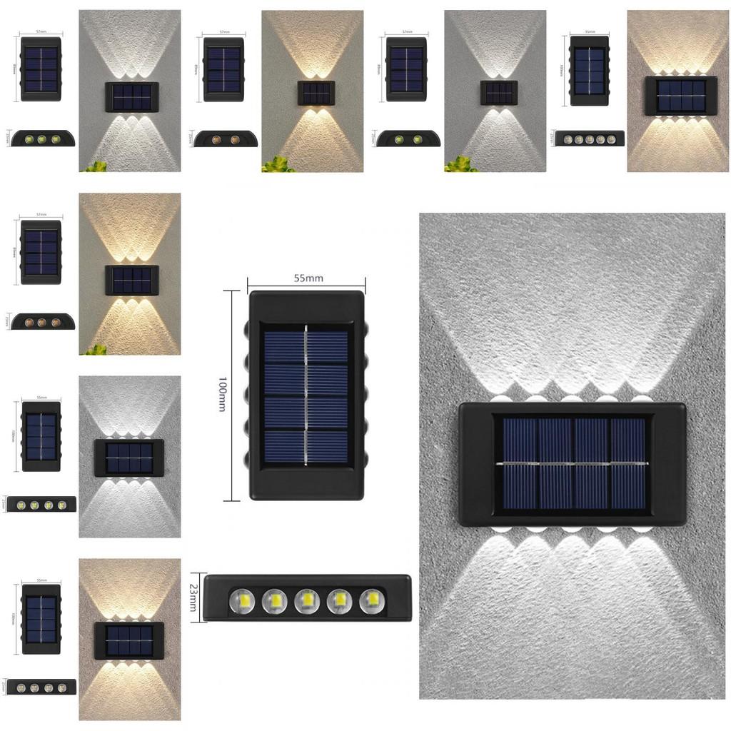 Solar Wall Lamp Outdoor Luminous Lighting Garden Fence Decoration Sunlight Light