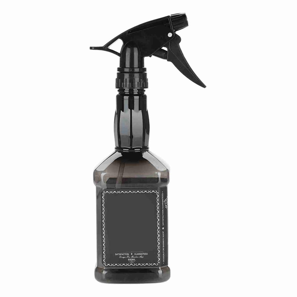 650ml Hairdressing Spray Bottle Salon Barber Hair Tool Refillable Water Sprayer Bottle Black