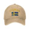 Baseball Cap Sweden Country Flag Spring yk Funny Trucker Hat  Unisex Unisex Design Outdoor Sport Hot Sale Baseball Caps