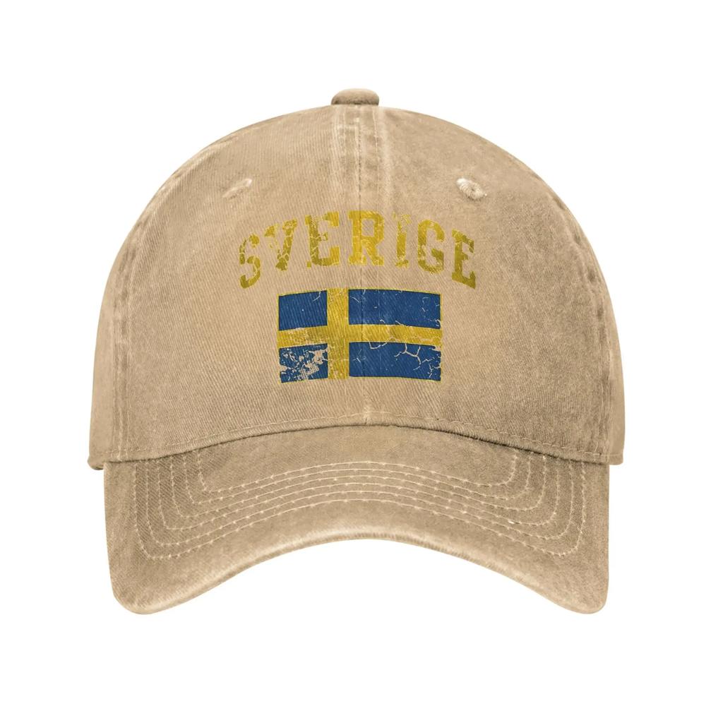 Baseball Cap Sweden Country Flag Spring yk Funny Trucker Hat Unisex Unisex Design Outdoor Sport Hot Sale Baseball Caps