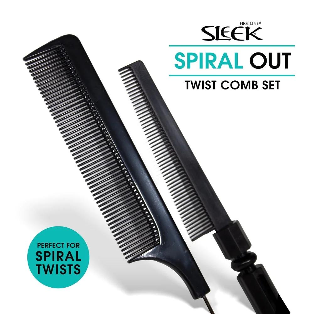 (3 pack  Twist Comb/Rat Tail Comb Set