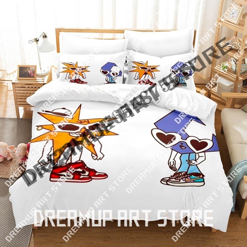 Mora Saiko REINA Bedding Set Single Twin Full Queen King Size Bed Set Adult Kid Bedroom Duvetcover Sets 3D Anime Bed Sheet