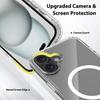Coque de protection pour iPhone 17 - BOOLING - Antichoc - Transparente - 2 Verres Trempés - Cercle Magnétique