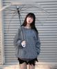 ROSEFRANTZ Rose Corsage Check Windbreaker [Navy]
