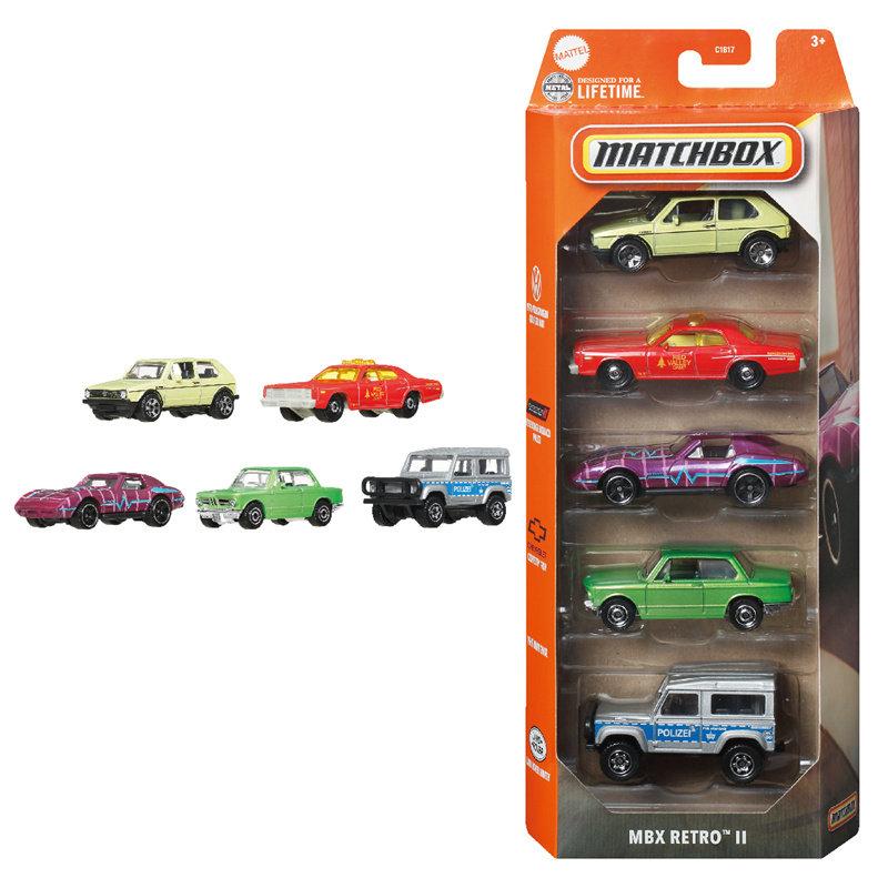 Matchbox Diecast Modellauto C1817 5er-Pack 2026 Kollektion Stadt Mini-Autos Metallspielzeugauto Für Erwachsene Sammler Heim-Display-Dekoration
