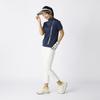 Marie Claire Short Sleeve Mock Neck UV Cooling 715622W Women's Shirt, Protection, Touch, Navy,