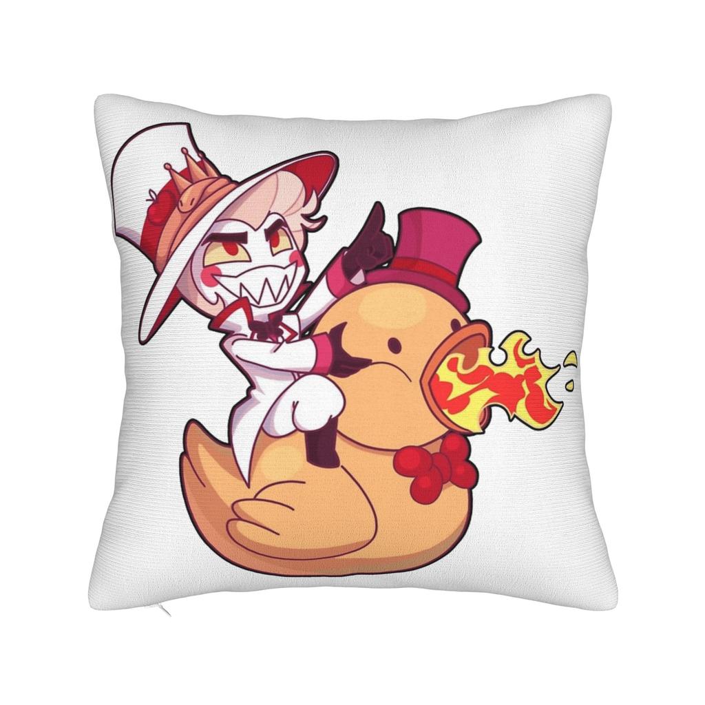 Lucifer Hazbins Hotels Pillowcase Soft Polyester Cushion Cover Gift  Pillow Case Cover Bedroom Square 40X40cm