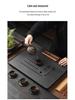 Minimalist Kung Fu Tea Tray with Water Storage - Imitation Wujin Stone 