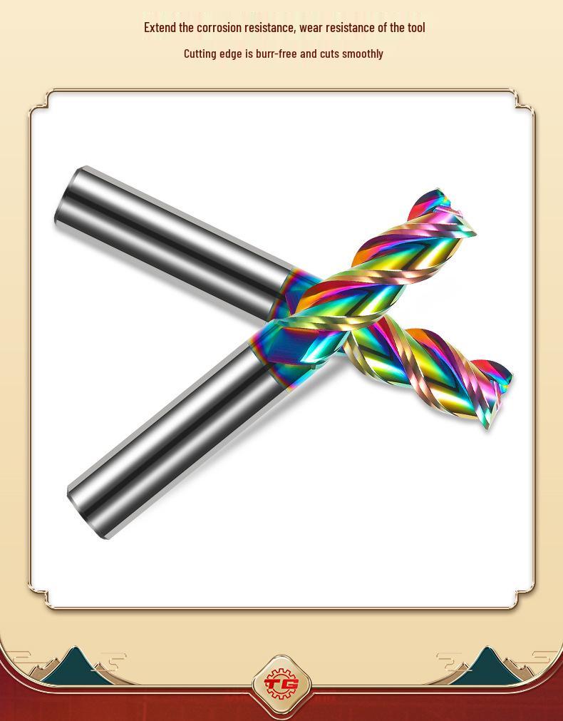 Tiangong 3-Blade 55° Carbide Aluminum Milling Cutter for CNC