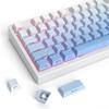 135 Key Side Printed Keycaps PBT Gradient Keycaps 75 Cherry Profile Minimalist Style Custom Keyboard Keycaps for Mechanical Keyboards Percent,