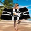 Vasco Voetbalclub Bedrukte Microvezel Strandlaken, Zacht En Absorberend, Sneldrogend, Ideaal voor Zomerse Reizen, Strand Essentieel, Zwembad