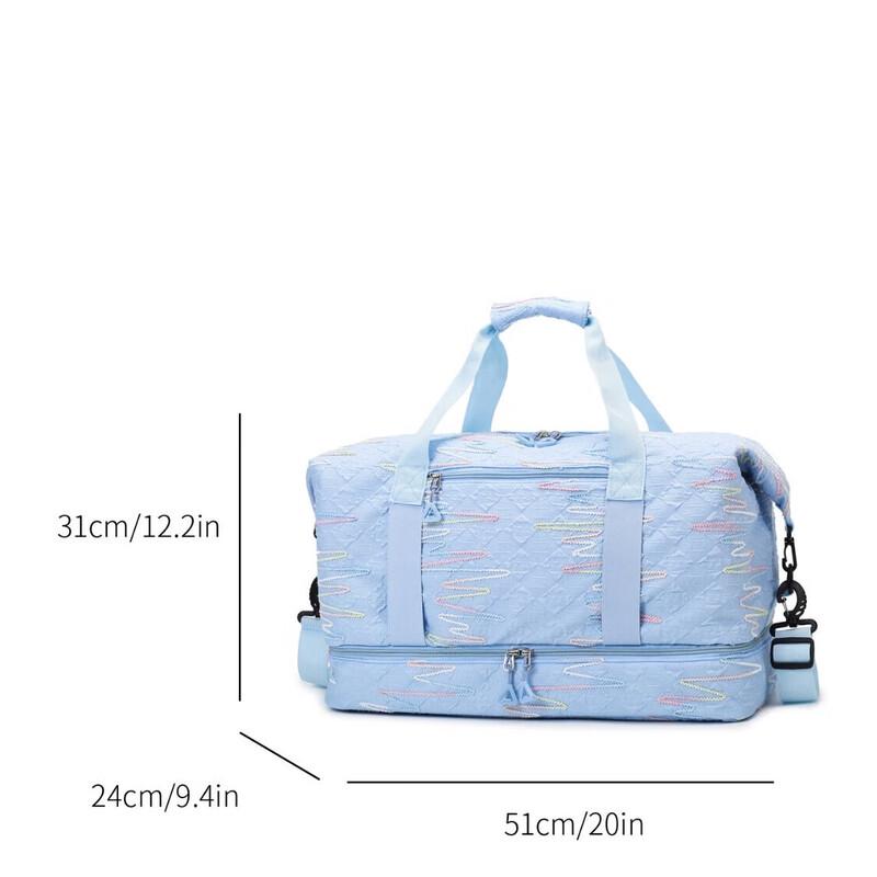 CanChi Large Capacity Dry-Wet Sports Duffle Bag
