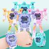 Children's Deformation Watch King Kong Robot Cartoon Elementary School Pupils Diy Toy Boy Girl Electronic Watch Gift