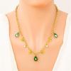 Elegant Country Fruit Charm Necklace Colorful Statement Neckchain Handmade Jewelry for Everyday and Special Occasions