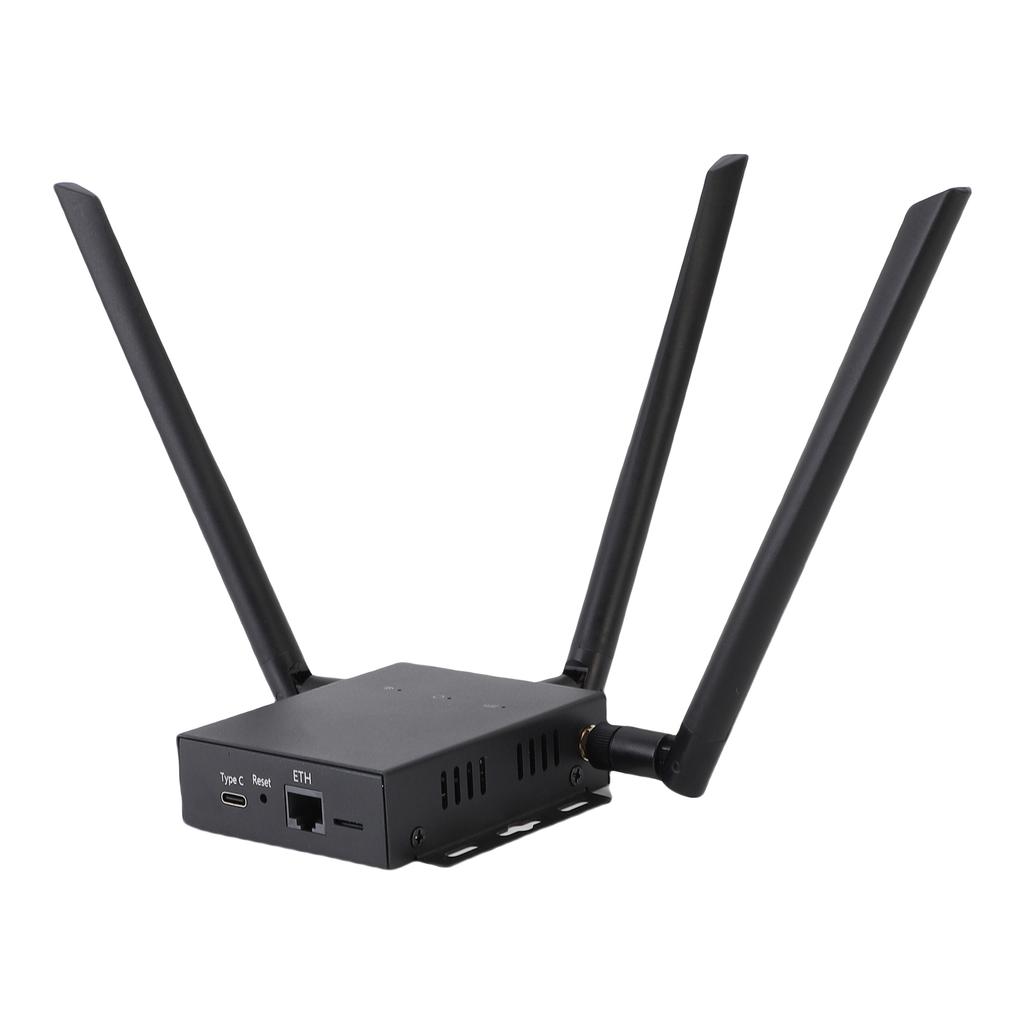 WiFi 6 Router 4G LTE CPE 300Mbps Mobiler WiFi-Hotspot Drahtloser Router mit SIM-Kartensteckplatz 3 Antennen Europäische Version