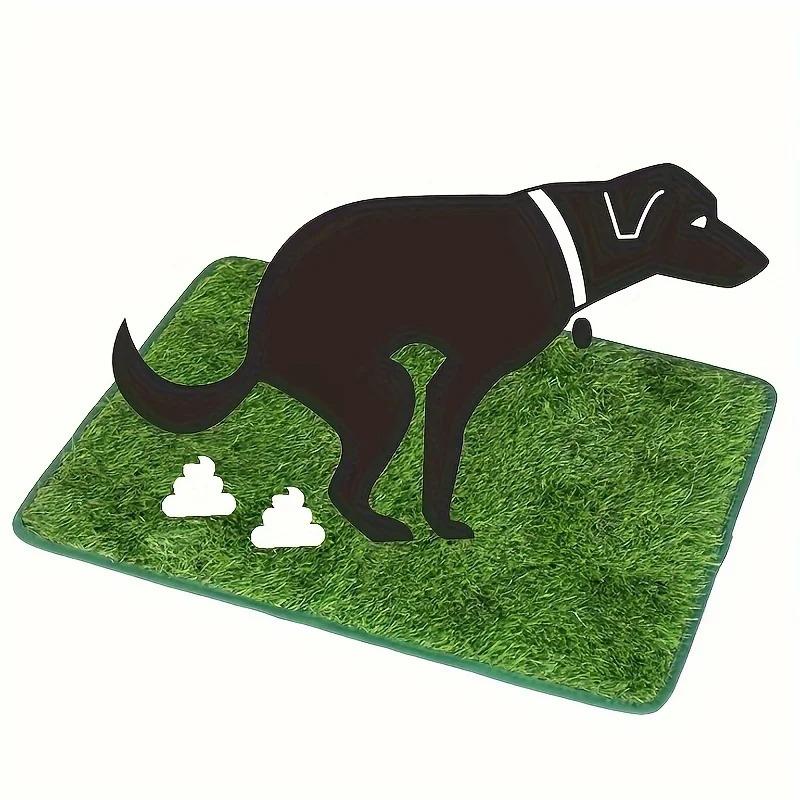 

Washable & Reusable Dog Potty Training Mat - Odor-Control Artificial Grass Pad for Pets S лес зеленый