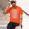 2026 Vyshyvanka Unisex Kurzarm-T-Shirt, T-Shirt mit Ornament-Print, Rundhalsausschnitt, Normale Passform
