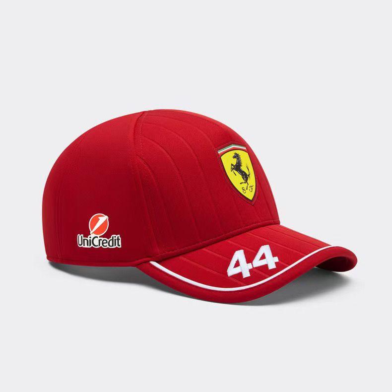 Car Duck Tongue Cap For Ferrari Hats New Racing F1 Monaco SF-25 Charles Leclerc 16 Baseball Cap Adjustable Casual Sunshade Hat