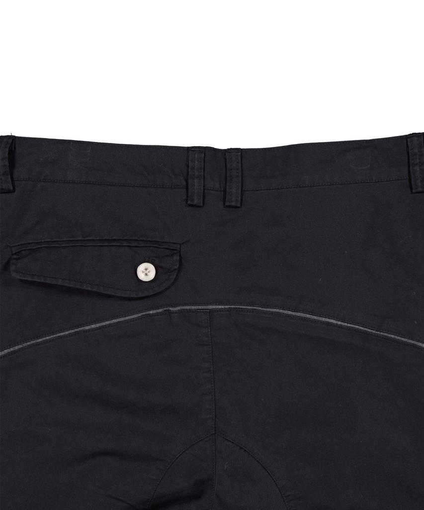 Laekeulopeu Washed Drawstring Trousers - Black