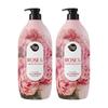 Pink Flower Perfume Blooming Rose Cherry Blossom Body Wash 900ml X 2