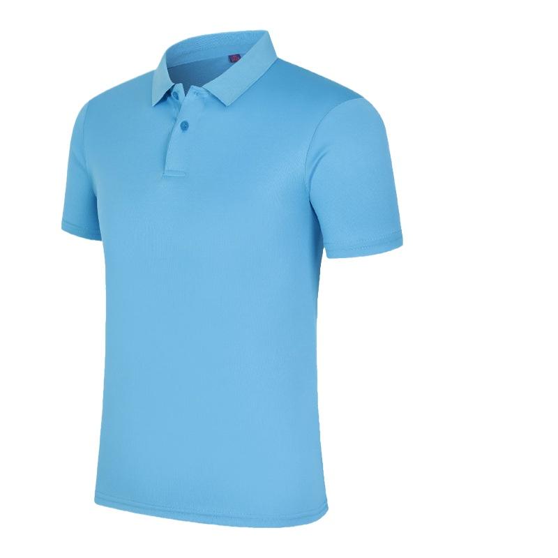 Polo Shirt Solid Color Sports Quick Drying Summer Polo Shirts Short Sleeve T-shirt Men's Clothing