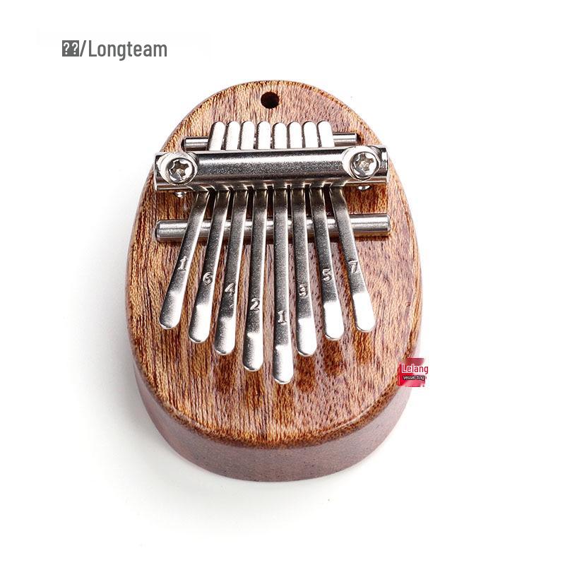 Mini Mahogany Crystal Kalimba Finger Piano Toy - Eight-Tone Thumb Piano Musical Instrument Gift