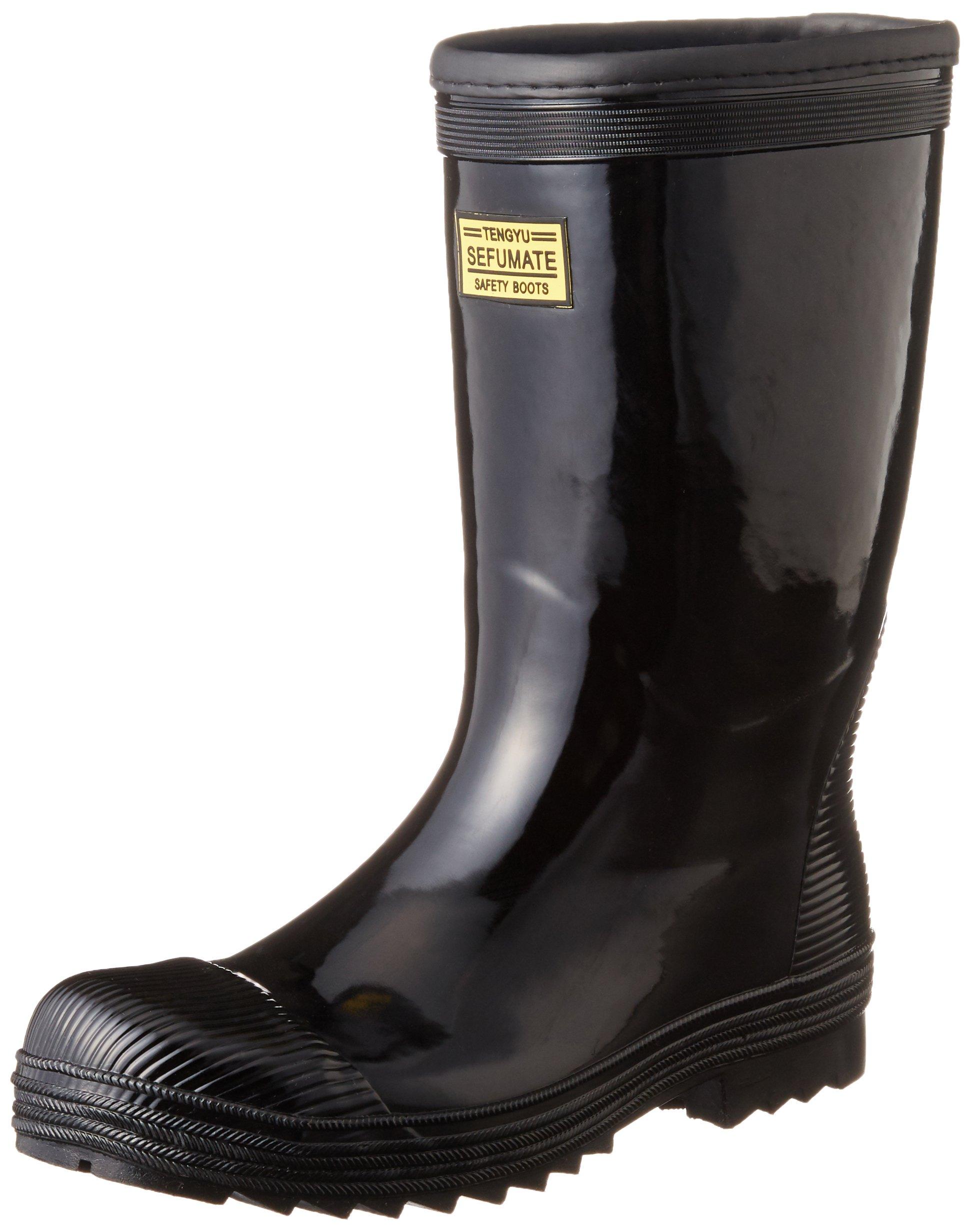 

Fuji Glove Industry 992 Men s Lightweight Half-Type Safety Boots, Rubber, Size 25.0cm, Black