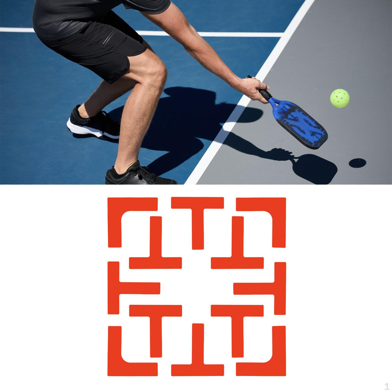 

Pickleball Court Line Marker Kit for Quick Setup And Easy Use in Indoor/Outdoor