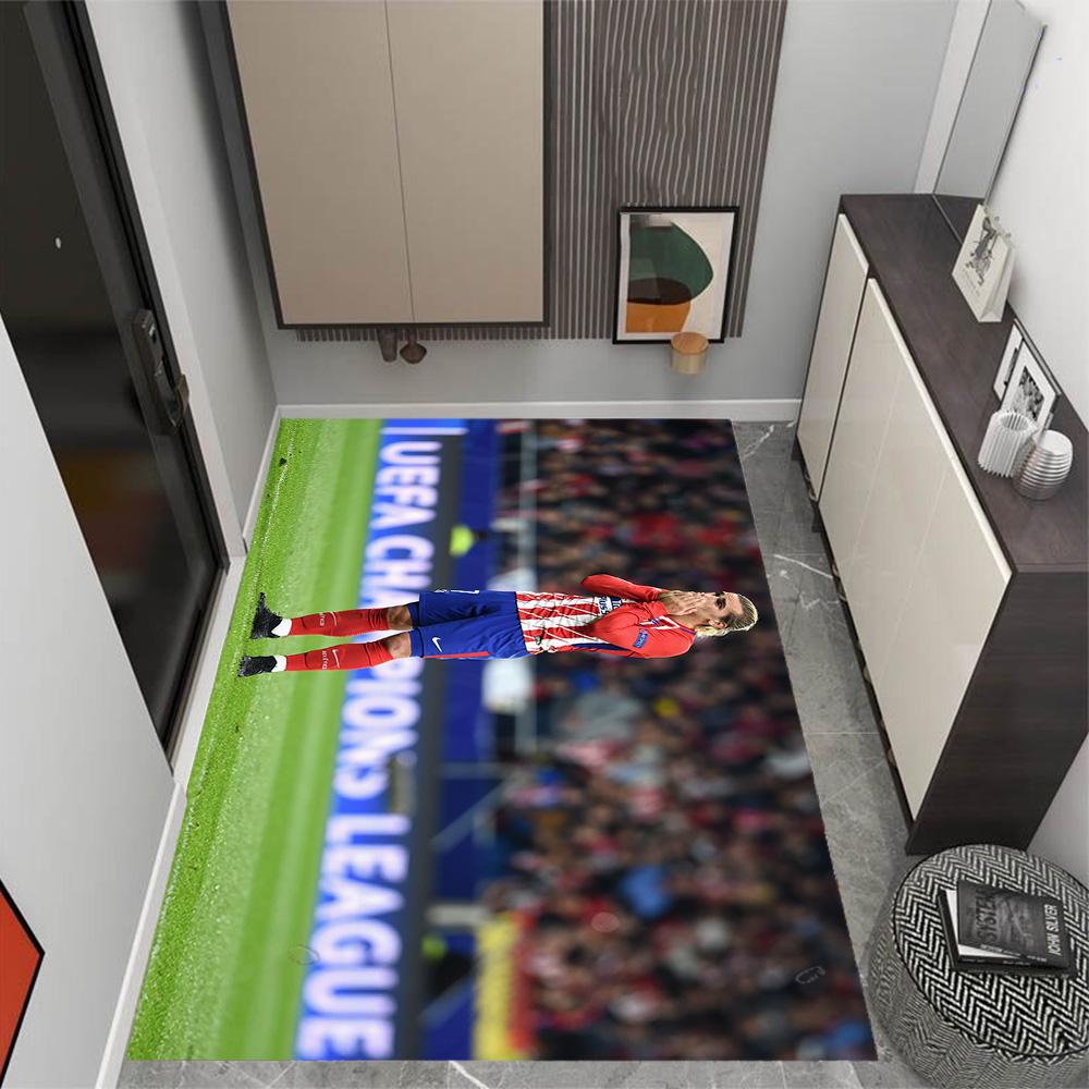 Atletico Madrid Player Carpet Suitable for Decorate room Dining Room Dormitory Game Room Antislip Carpet Office home decor
