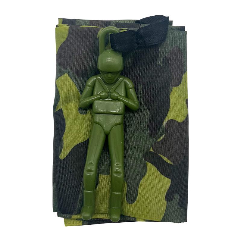 Children's Hand-Thrown Parachute Soldier Toy with Customizable Patterns