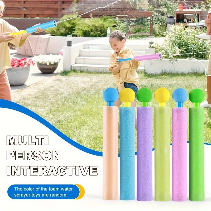 4/8pcs Random Color Mini Summer Beach Water Gun with Pull-Back High Pressure Water Blaster for Party Games and Outdoor Play