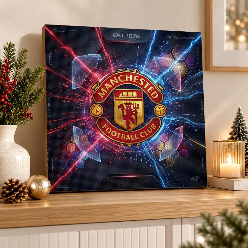 Manchester United Diamond Painting Kit 5D Full Drill DIY Diamond Mosaic Wall Art Home Decor