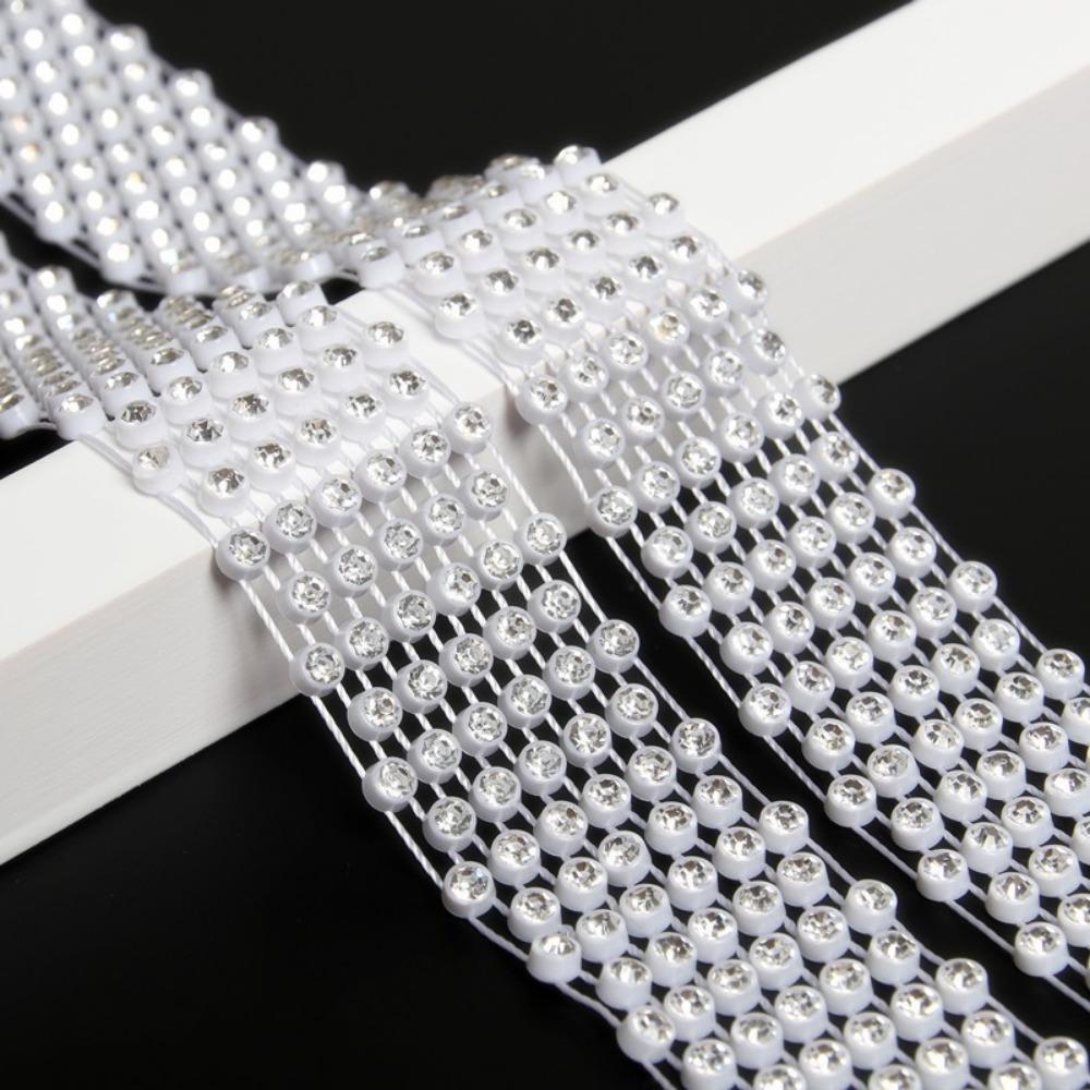 Trendy 1.8M Long Bling Scarf Neckerchief Sparkling Luxury Choker Necklace Crystal Necktie Collar Women Fashion