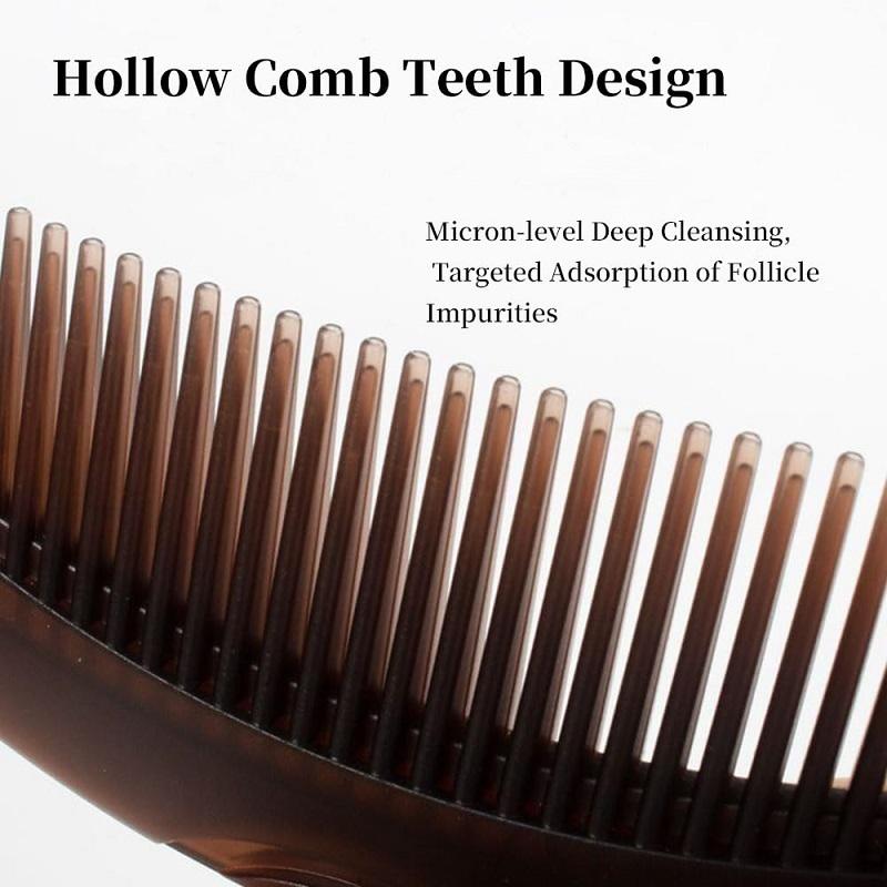 Hollow Teeth Hair Comb Portable Anti Static Hair Styling Comb Easy Clean Daily Hair Care Brush