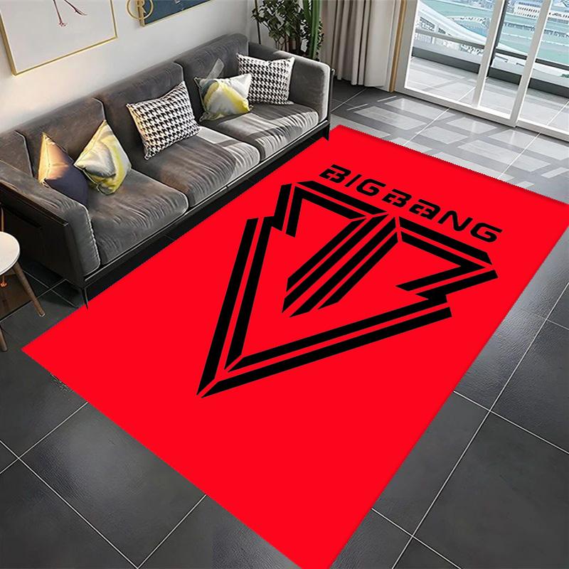 Bold Design: Big Bang Symbolism Carpet Floor Mats Living Room and Bedroom Mats Protective Pad Fashion Room