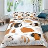 3D Hamster Cute Animals Comfortable Duvet Quilt Cover Pillowcase Bedding Set Children Bedroom Decoration Home Textile