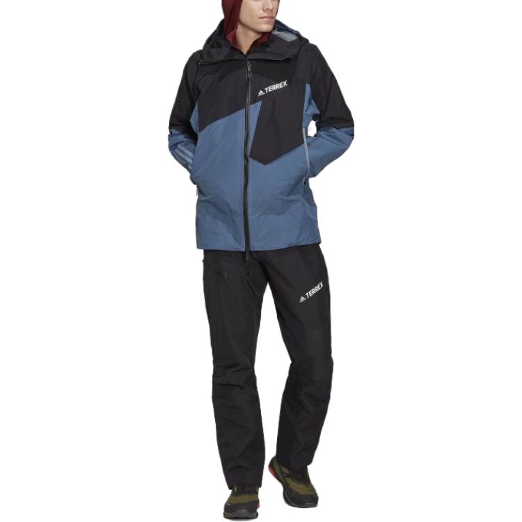 Adidas Gore-Tex Waterproof Breathable Outdoor Sports Hooded Jacket Men Jackets HE2293