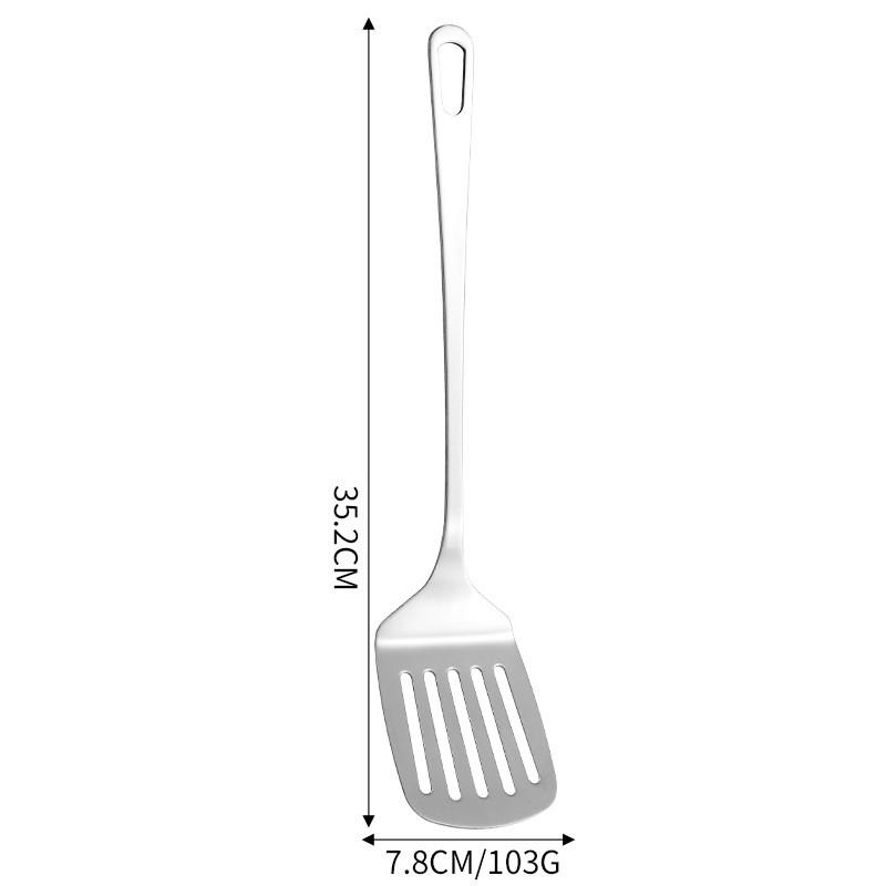 Stainless Steel Cooking Spatula And Soup Ladle With Hightemperature Resistance For Kitchen Use