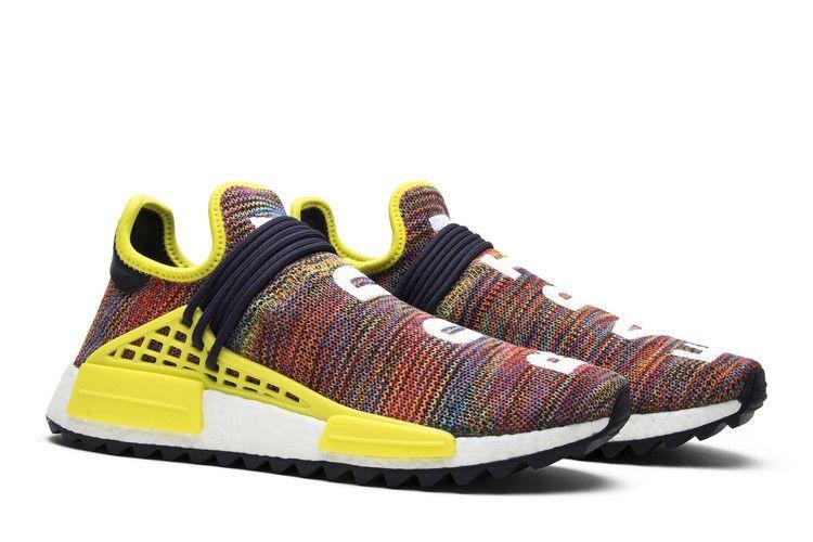 Men's Sneakers adidas Human Race NMD Pharrell Multi-Color Noble Ink/Bold Yellow/Footwear White