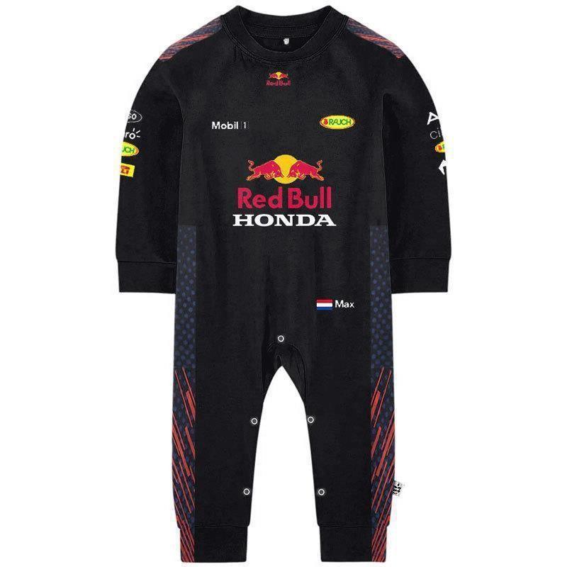 F1 Racing Enthusiast Children Crawling Costume Jumpsuit For Toddlers 1 To 3 Years