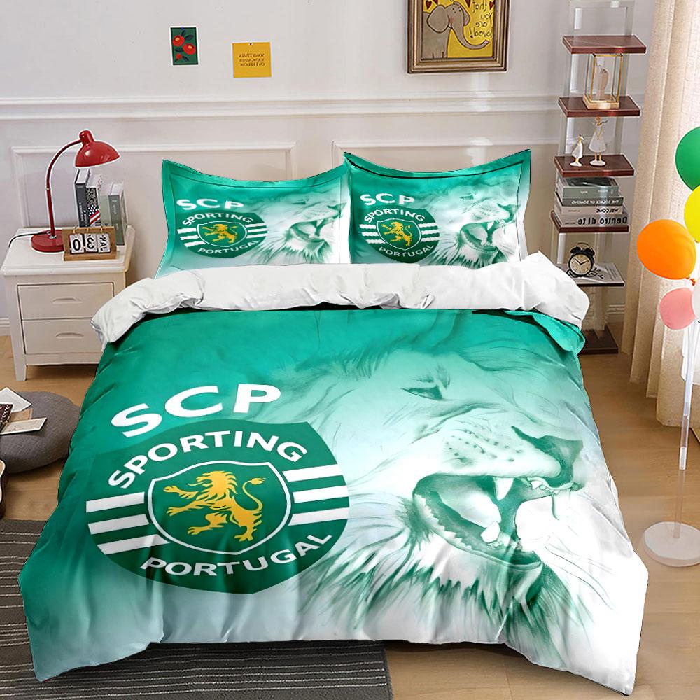 

Lion and Sporting Portugal emblem. Bedding sets Duvet cover sets Duvet covers Pillowcases(1 * Duvet Cover 2 * Pillowcases without duvet insert) 135x200cm